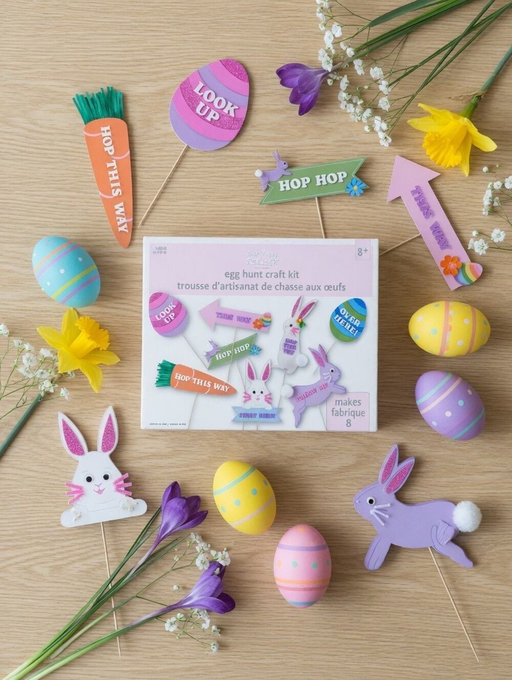 Creatology Easter Egg Hunt Craft Kit (Makes 8 Pieces)